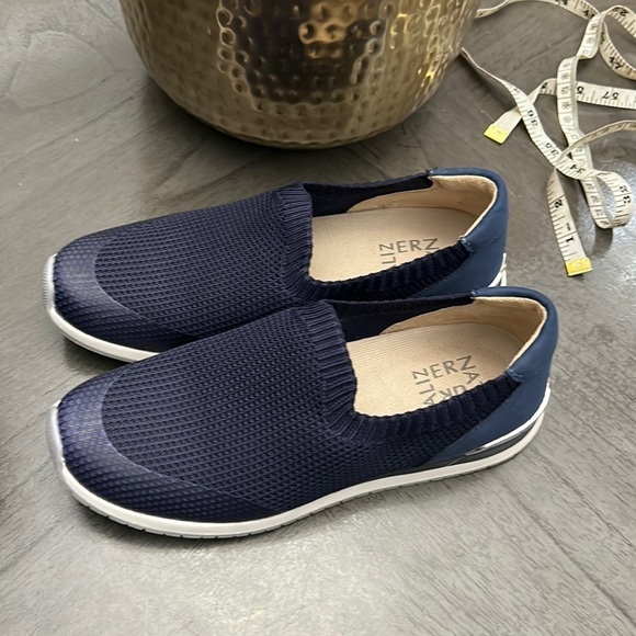 Naturalizer Lafayette French Navy Knit Slip-On Sneakers (WIDE) - Picture 7 of 11